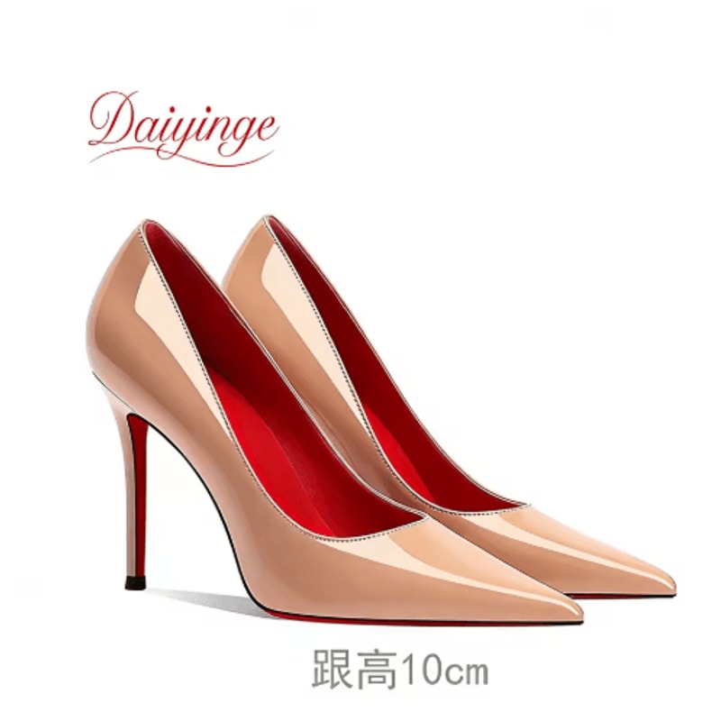 2026 Luxury Red Bottom 12CM Pointed Toe Stiletto Pumps For Party And Wedding 20