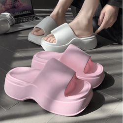 ynpo eva platform slippers for women thick sole non slip summer beach slides