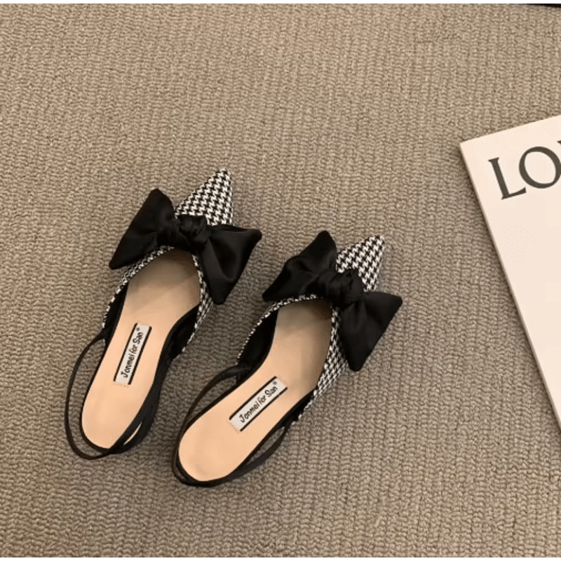 Elegant Pointed Strap Low Heel Sandals Womens Fashion Party Pumps 2023 8