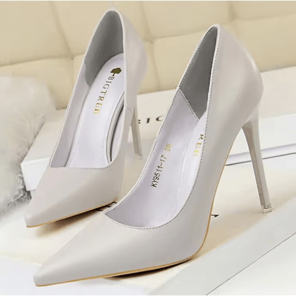 BIGTREE 2026 Classic Pointed Toe Stiletto Pumps Wedding Party High Heels 8