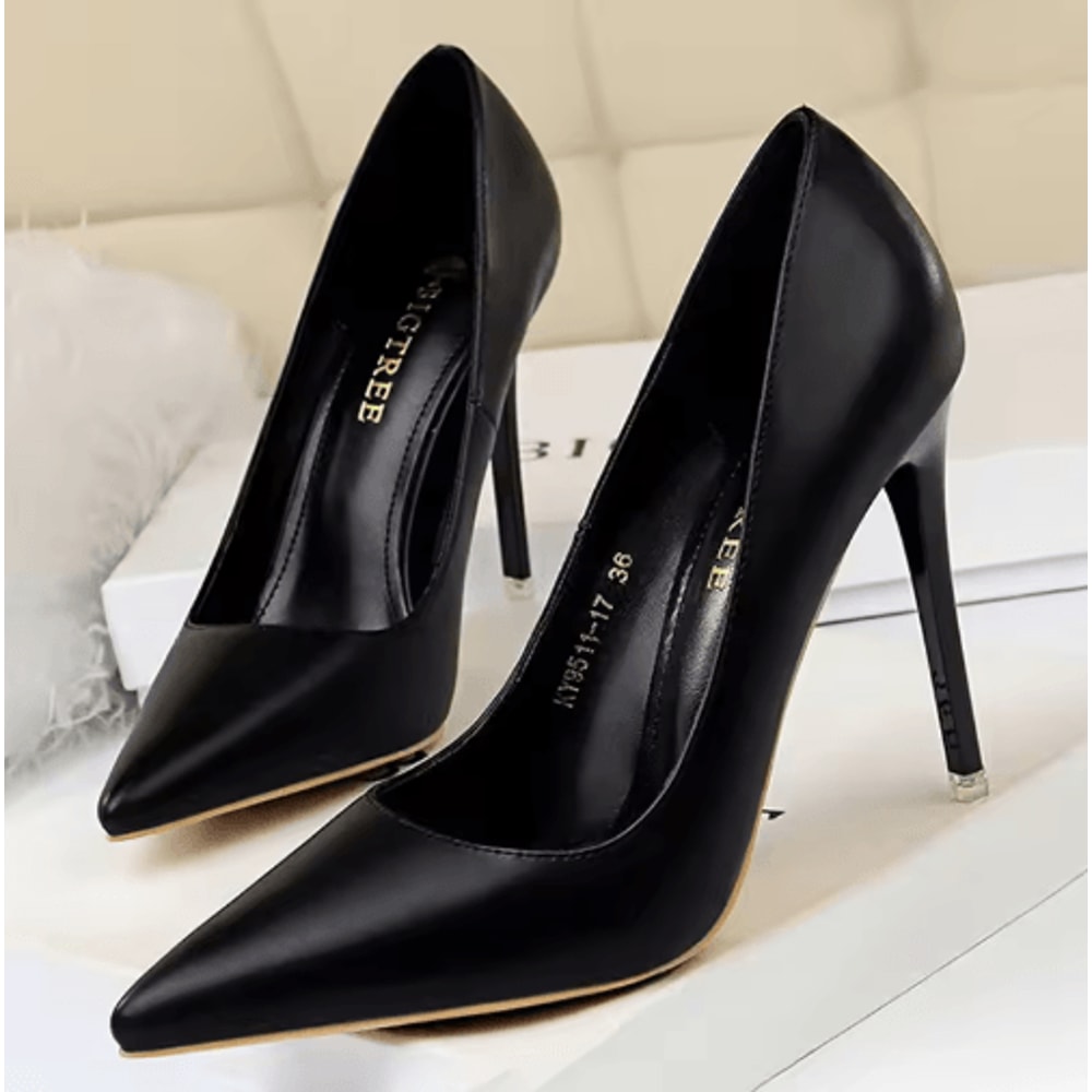 BIGTREE 2026 Classic Pointed Toe Stiletto Pumps Wedding Party High Heels 9