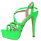Loslandifen 14 Cm Platform High Heels Sandals Sexy Plus Size Sandals With Ankle Strap Heels For Wo 10