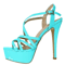 Loslandifen 14 Cm Platform High Heels Sandals Sexy Plus Size Sandals With Ankle Strap Heels For Wo 13