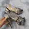 Loslandifen 14 Cm Platform High Heels Sandals Sexy Plus Size Sandals With Ankle Strap Heels For Wo 16