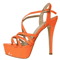 Loslandifen 14 Cm Platform High Heels Sandals Sexy Plus Size Sandals With Ankle Strap Heels For Wo 9
