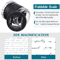 30X Adjustable Focal Length Loupe Magnifier Foldable Jewelry And Coin Inspection Glass 5