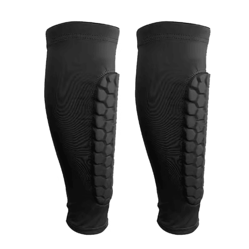 EVA Padded Ski Shin Guard Sleeves Impact Absorbing Calf Boot Bite Protector Pair 1