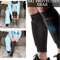 EVA Padded Ski Shin Guard Sleeves Impact Absorbing Calf Boot Bite Protector Pair 0