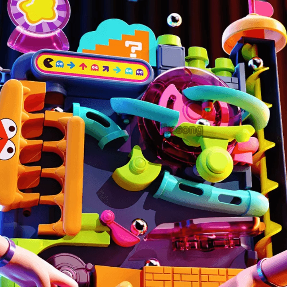 Montessori Multi Layer Wooden Ball Track Adventure Interactive Brain Game For Kids 9