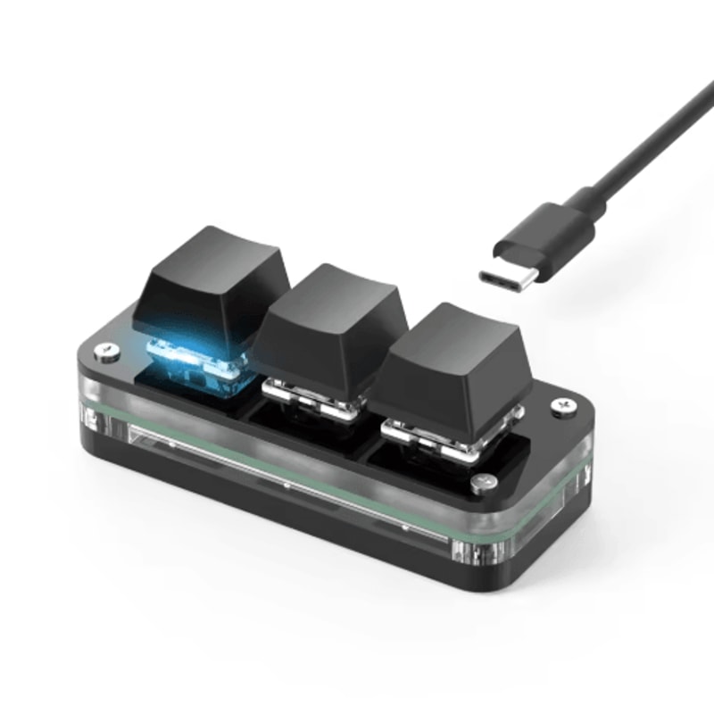 RGB Programmable Macropad With Custom Knob Hot Swap Mini Mechanical Keypad For Gaming And Creative 1