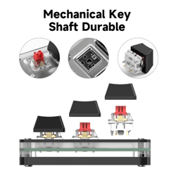 rgb programmable macropad with custom knob hot swap mini mechanical keypad for gaming and creative work