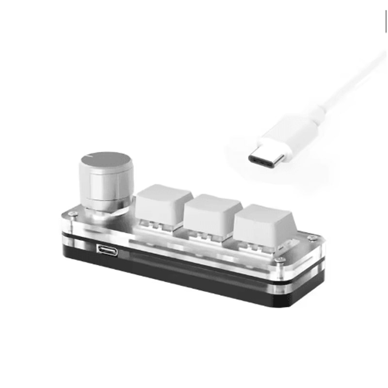 RGB Programmable Macropad With Custom Knob Hot Swap Mini Mechanical Keypad For Gaming And Creative 5