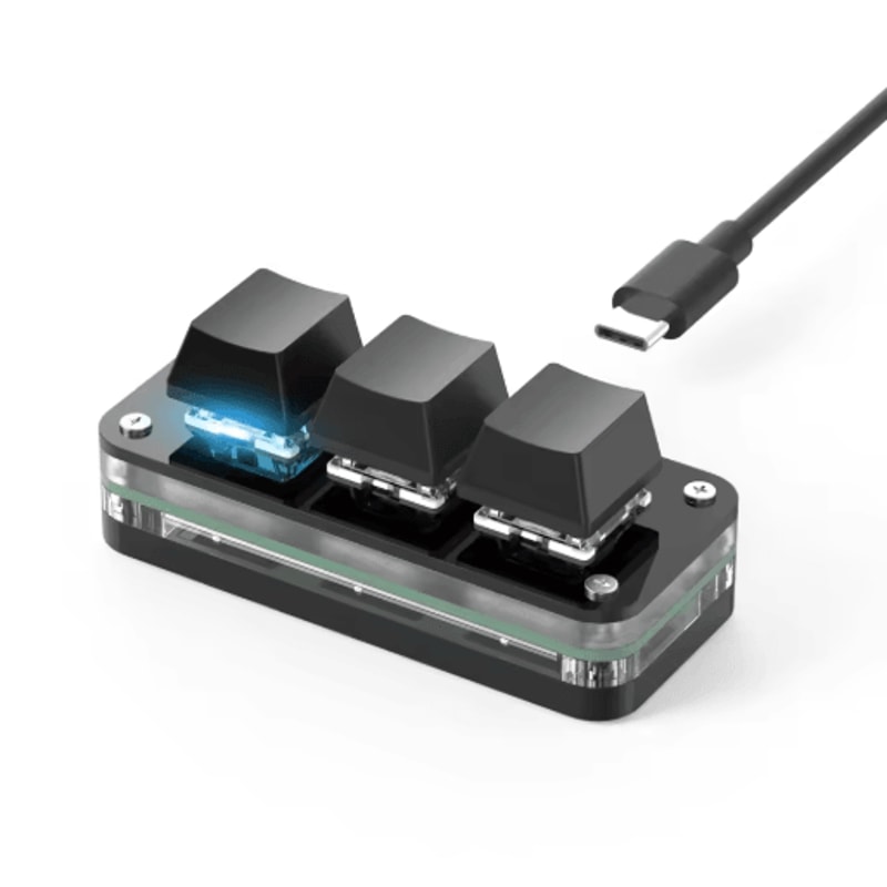 RGB Programmable Macropad With Custom Knob Hot Swap Mini Mechanical Keypad For Gaming And Creative 8