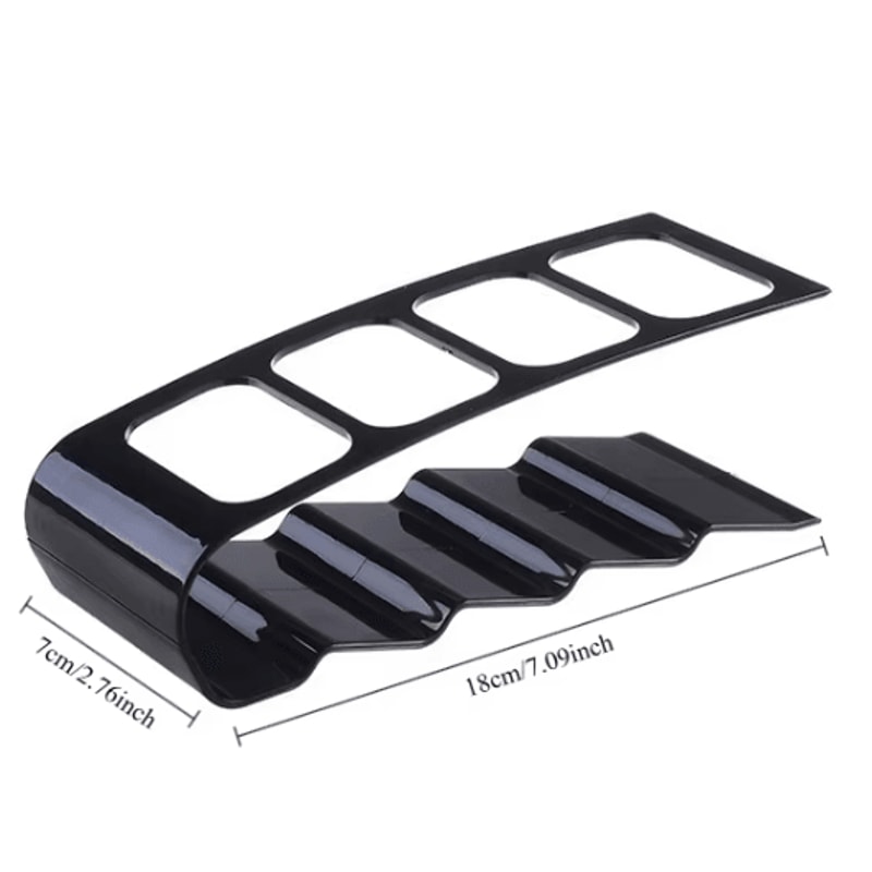 4 Compartment Remote Control Organizer Multi Compartment Desktop Storage Rack 3