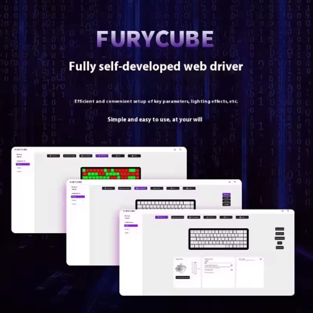 FURYCUBE M30HE Magnetic Switch Mechanical Gaming Keypad 8K Rapid Trigger Single Hand Keyboard 0