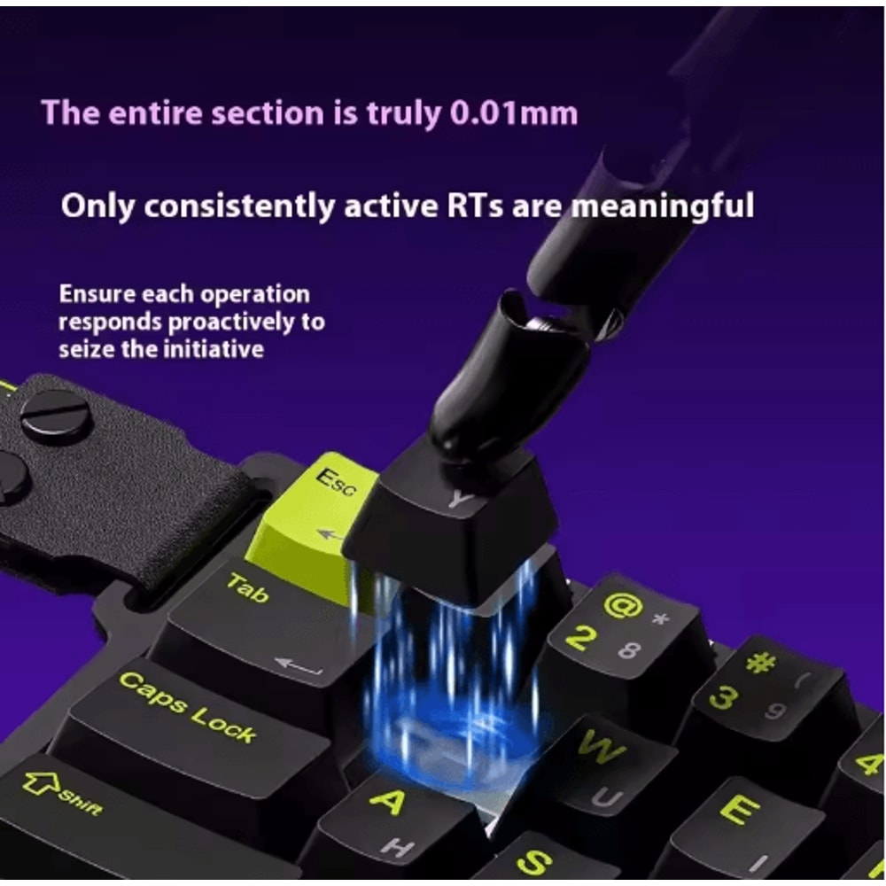FURYCUBE M30HE Magnetic Switch Mechanical Gaming Keypad 8K Rapid Trigger Single Hand Keyboard 7