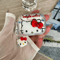 3D Sanrio Hello Kitty AirPods Case Cute Hard Protective Cover With Bowknot Design 1