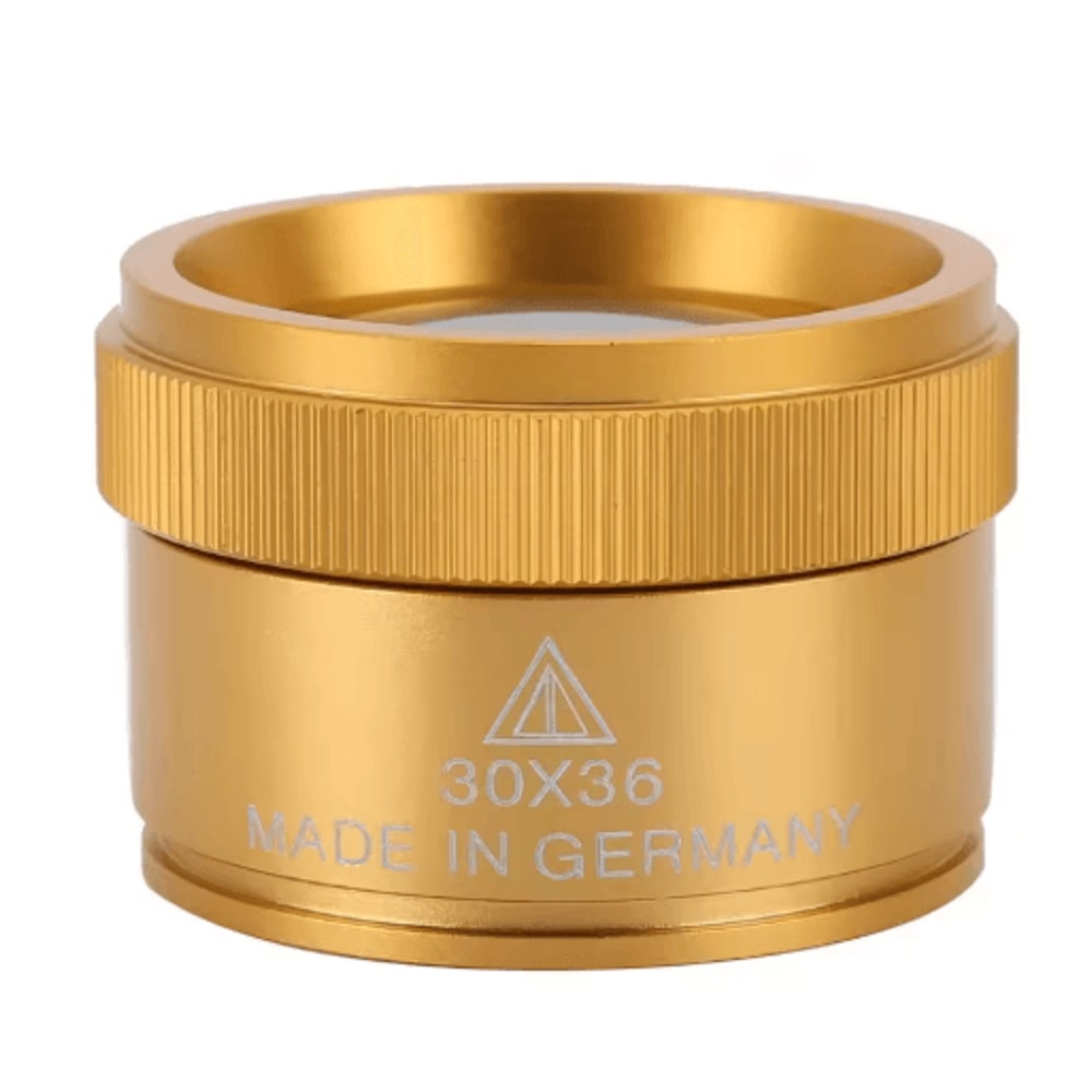 Premium 30X 40mm Optical Glass Measuring Magnifier HD Pocket Microscope Loupe For Coins Jewelry 3