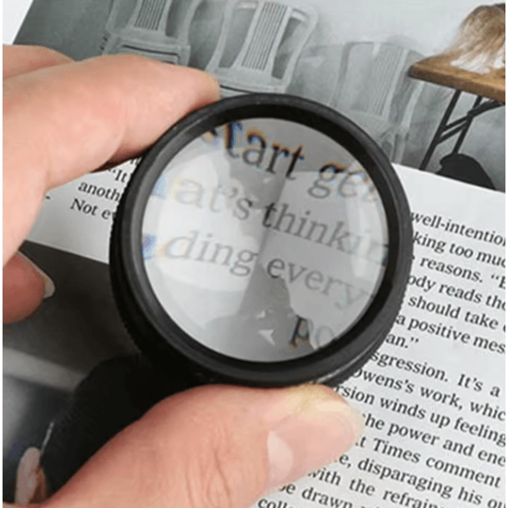 Premium 30X 40mm Optical Glass Measuring Magnifier HD Pocket Microscope Loupe For Coins Jewelry 7