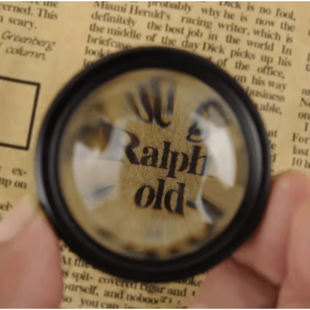 Premium 30X 40mm Optical Glass Measuring Magnifier HD Pocket Microscope Loupe For Coins Jewelry 8