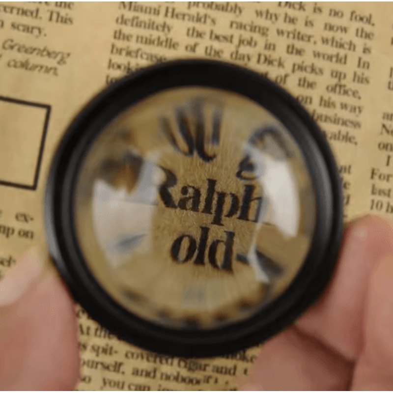 Premium 30X 40mm Optical Glass Measuring Magnifier HD Pocket Microscope Loupe For Coins Jewelry 8