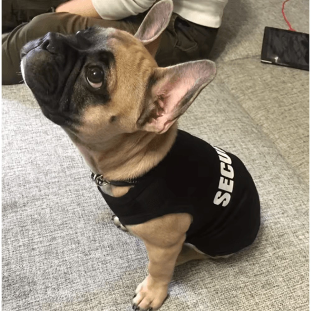 Summer Dog Security Vest Lightweight Puppy TShirt Costume For Small Dogs Cats 2