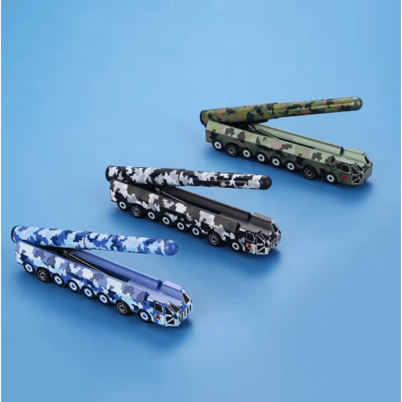 Creative Missile Model Gel Pen With Stand Novelty Simulation Signature Desk Pen 2