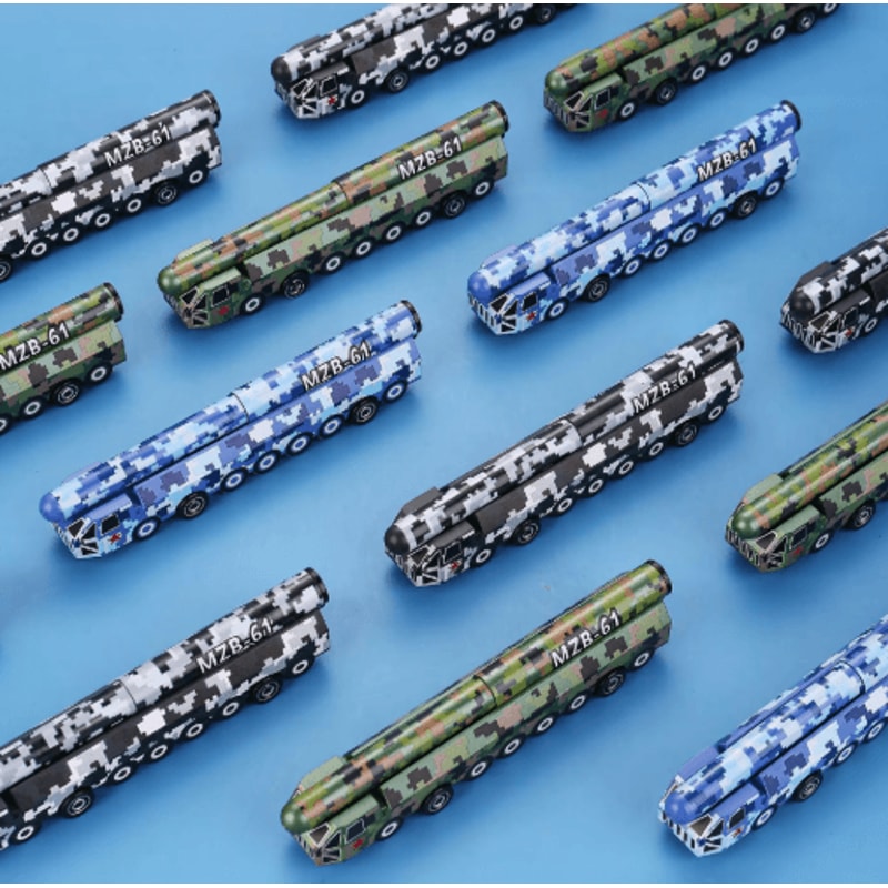 Creative Missile Model Gel Pen With Stand Novelty Simulation Signature Desk Pen 3