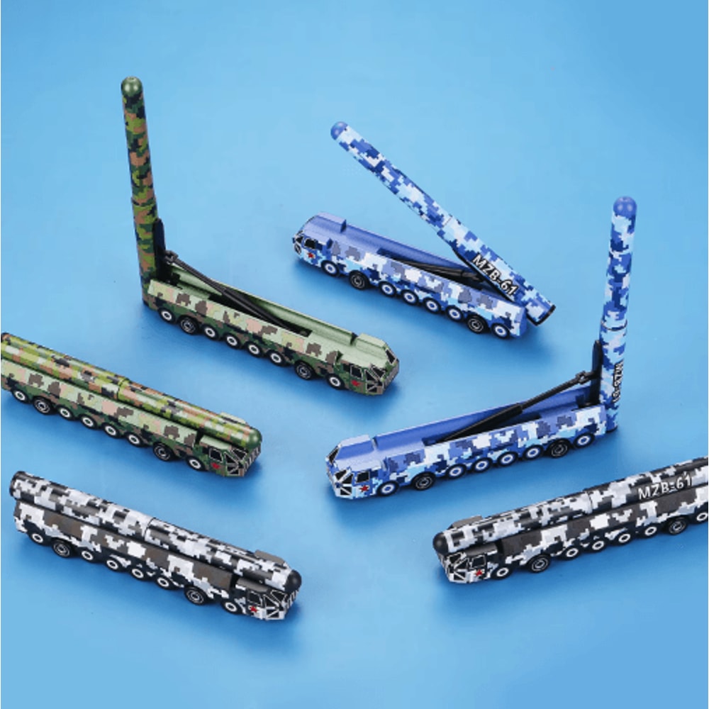 Creative Missile Model Gel Pen With Stand Novelty Simulation Signature Desk Pen 5