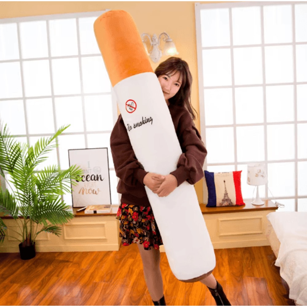 Creative Cigarette Plush Pillow Novelty Sleeping Cushion Funny Birthday Gift 7