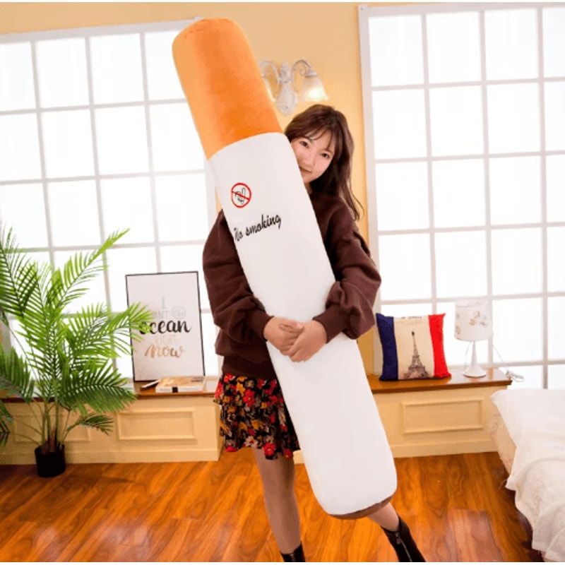 Creative Cigarette Plush Pillow Novelty Sleeping Cushion Funny Birthday Gift 7