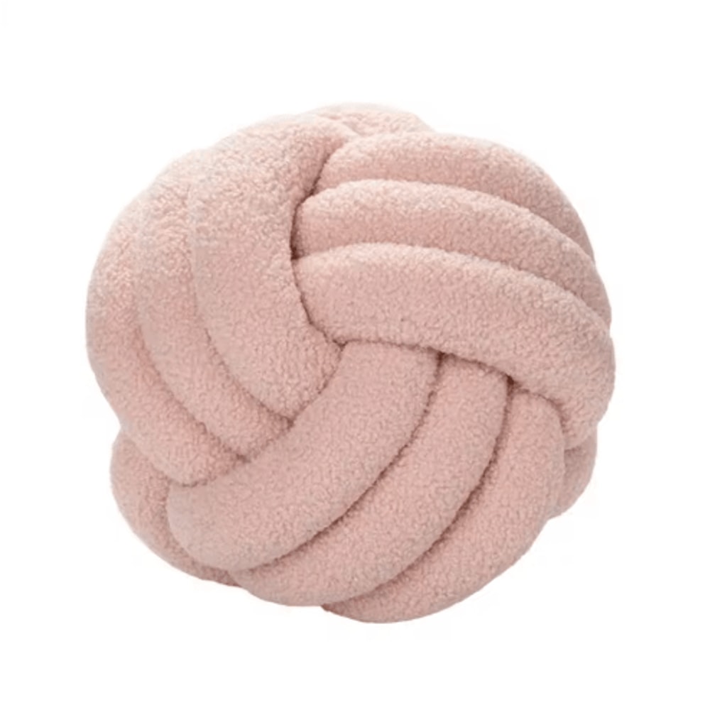 Handwoven Knotted Ball Pillow Eco Friendly Decorative Plush Throw Cushion 1