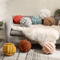 Handwoven Knotted Ball Pillow Eco Friendly Decorative Plush Throw Cushion 0