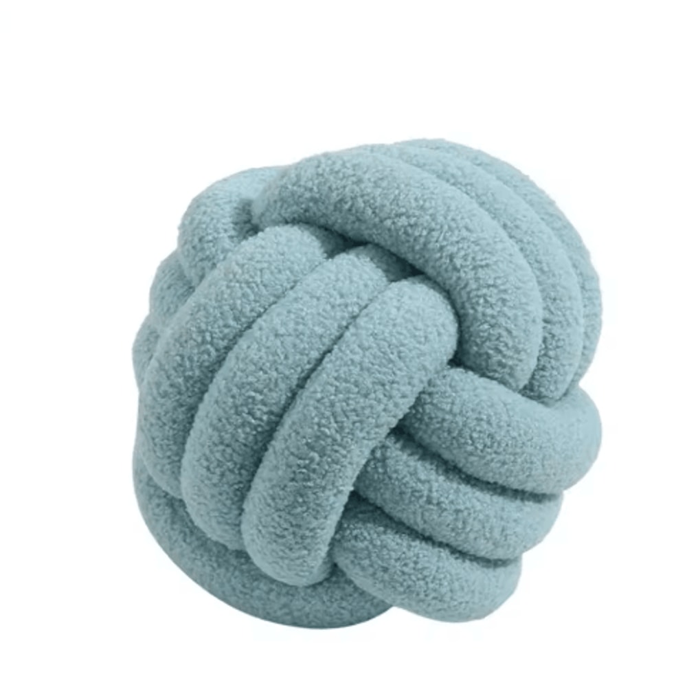 Handwoven Knotted Ball Pillow Eco Friendly Decorative Plush Throw Cushion 7