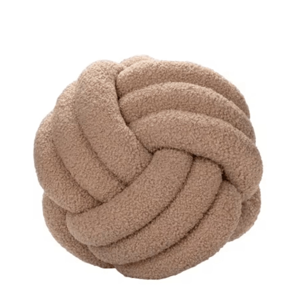 Handwoven Knotted Ball Pillow Eco Friendly Decorative Plush Throw Cushion 8