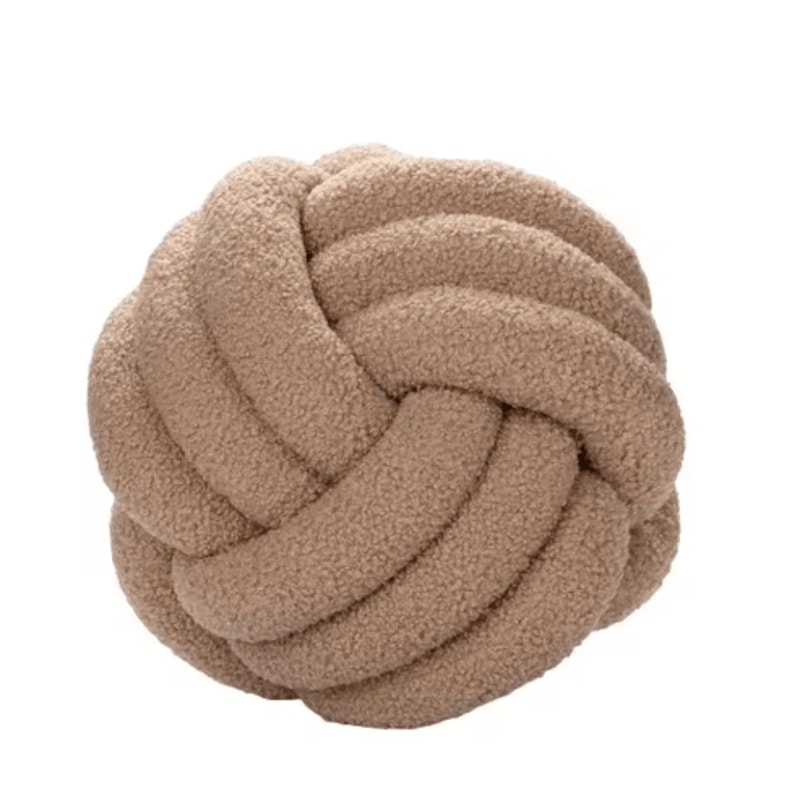 Handwoven Knotted Ball Pillow Eco Friendly Decorative Plush Throw Cushion 8
