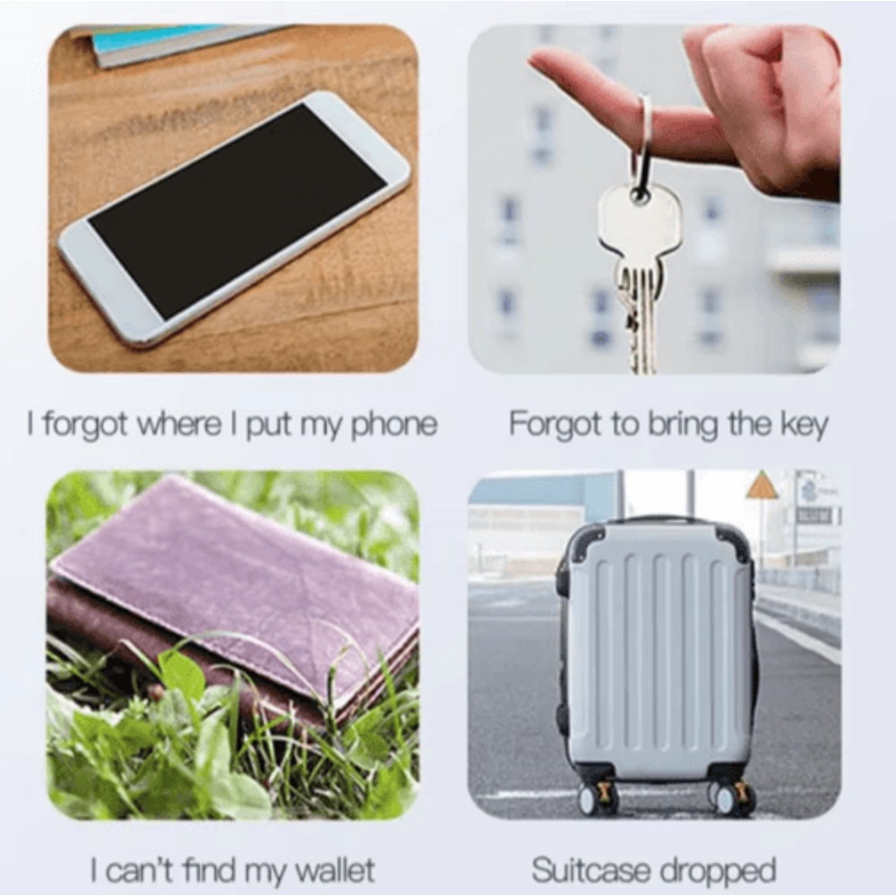 Smart Bluetooth GPS Tracker AntiLost Finder For Pets Kids Bags Wallets iOS Android 12