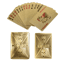 Gold Foil Skull Waterproof PVC Poker Cards Washable Flexible Premium Playing Deck 1