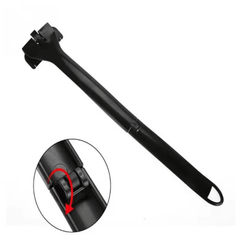 Foldable Back Shaver For Men Adjustable Long Handle Body Hair Removal Razor 4