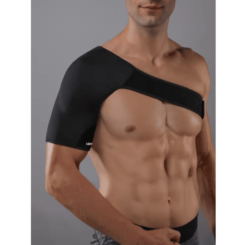 VBOSI Adjustable Shoulder Support Brace Breathable Rotator Cuff Compression Stabilizer 1