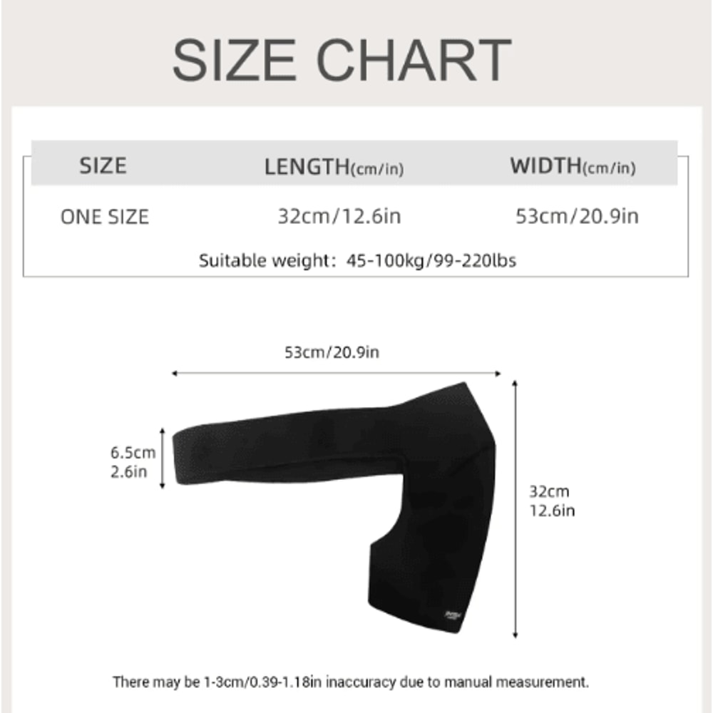 VBOSI Adjustable Shoulder Support Brace Breathable Rotator Cuff Compression Stabilizer 2