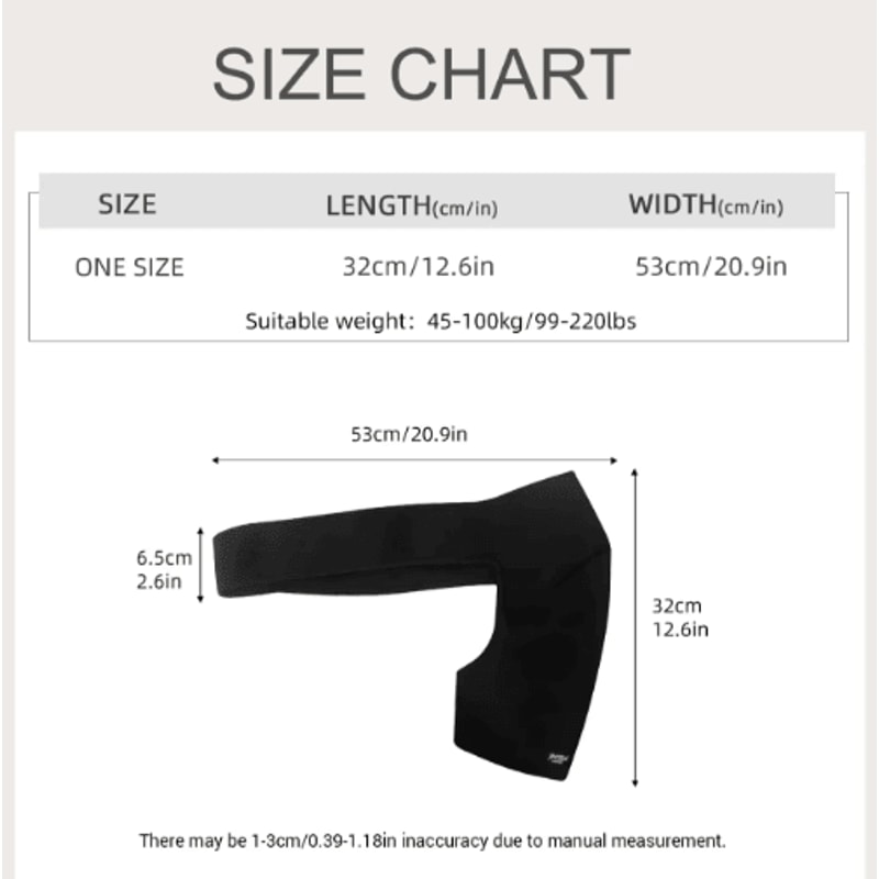 VBOSI Adjustable Shoulder Support Brace Breathable Rotator Cuff Compression Stabilizer 2