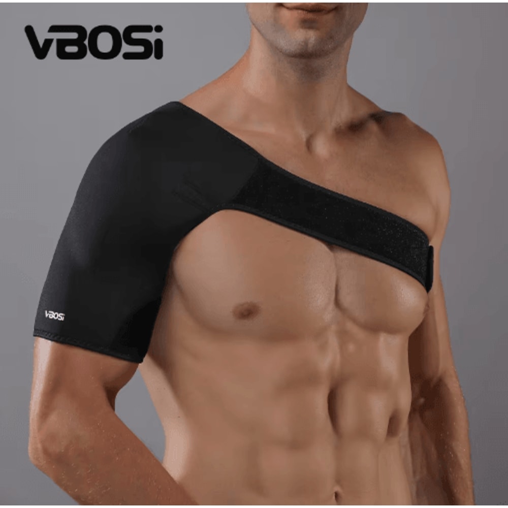 VBOSI Adjustable Shoulder Support Brace Breathable Rotator Cuff Compression Stabilizer 0