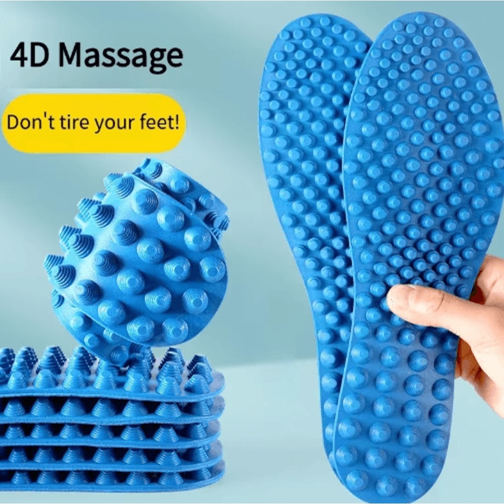 AllDay Foot Fatigue Relief Insoles Finger Pressure Massage Shoe Inserts For Men Women 5
