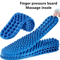AllDay Foot Fatigue Relief Insoles Finger Pressure Massage Shoe Inserts For Men Women 0