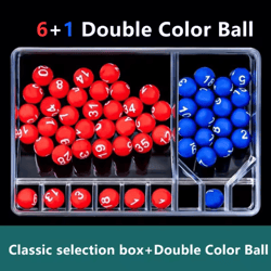 portable mini bingo machine – shake & spin lottery number picker party game set