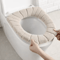 Plush Toilet Seat Cover Warm Soft Acrylic Toilet Mat Washable Bathroom Lid Cover 5