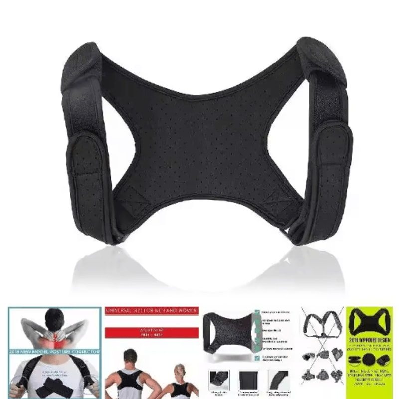 Adjustable Posture Corrector For Men And Women Comfortable Back Clavicle Support Brace 3