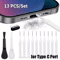 Precision Phone Charging Port Cleaning Kit With Dust Plug Set Speaker Earphone Cleaner For IPhone 5