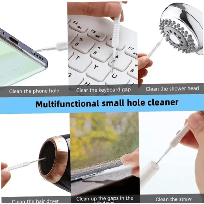 Precision Phone Charging Port Cleaning Kit With Dust Plug Set Speaker Earphone Cleaner For IPhone 8